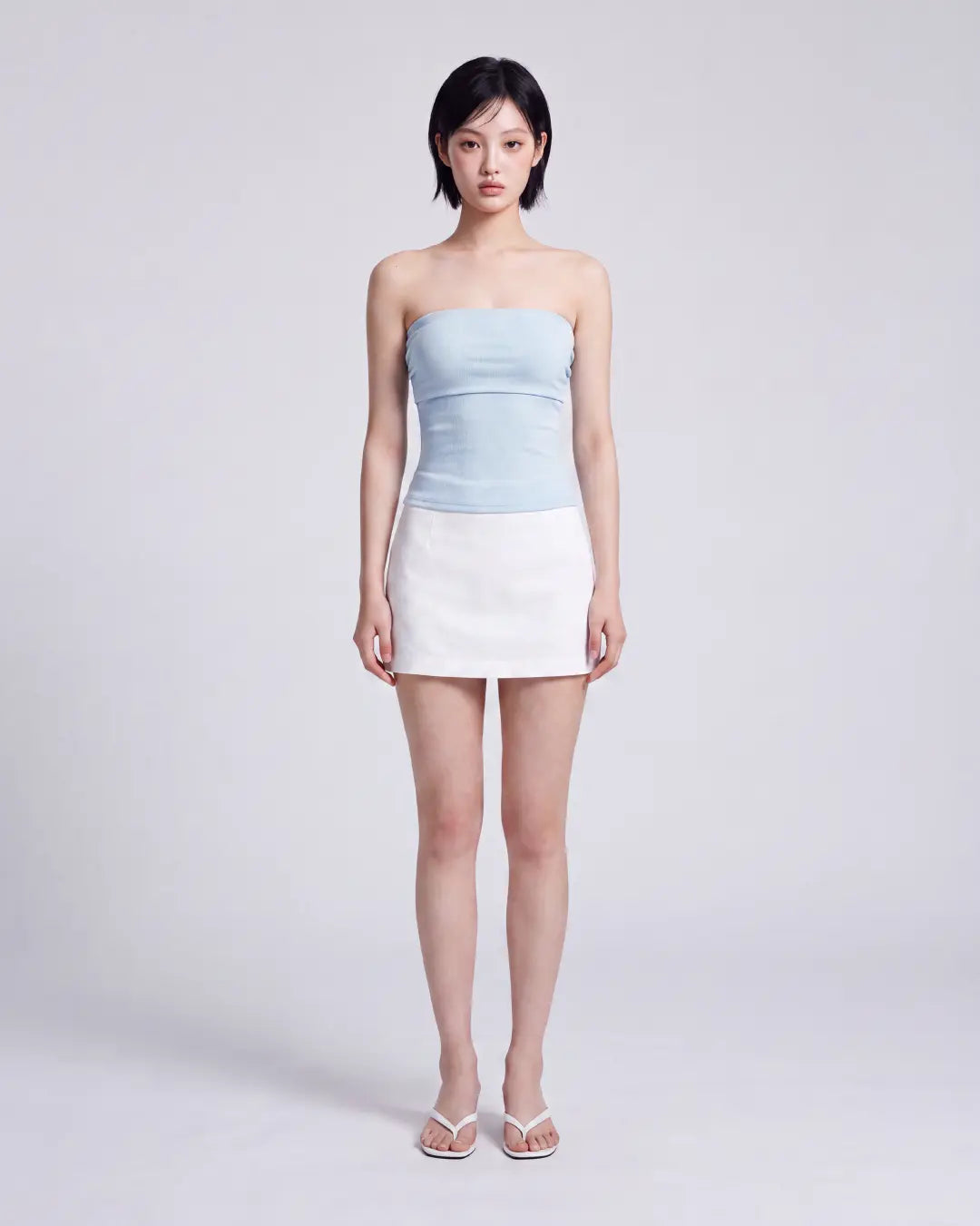 【Premium Lyocell | Silk-Soft Second Skin】Korean-Style Contoured Bandeau Bra Top