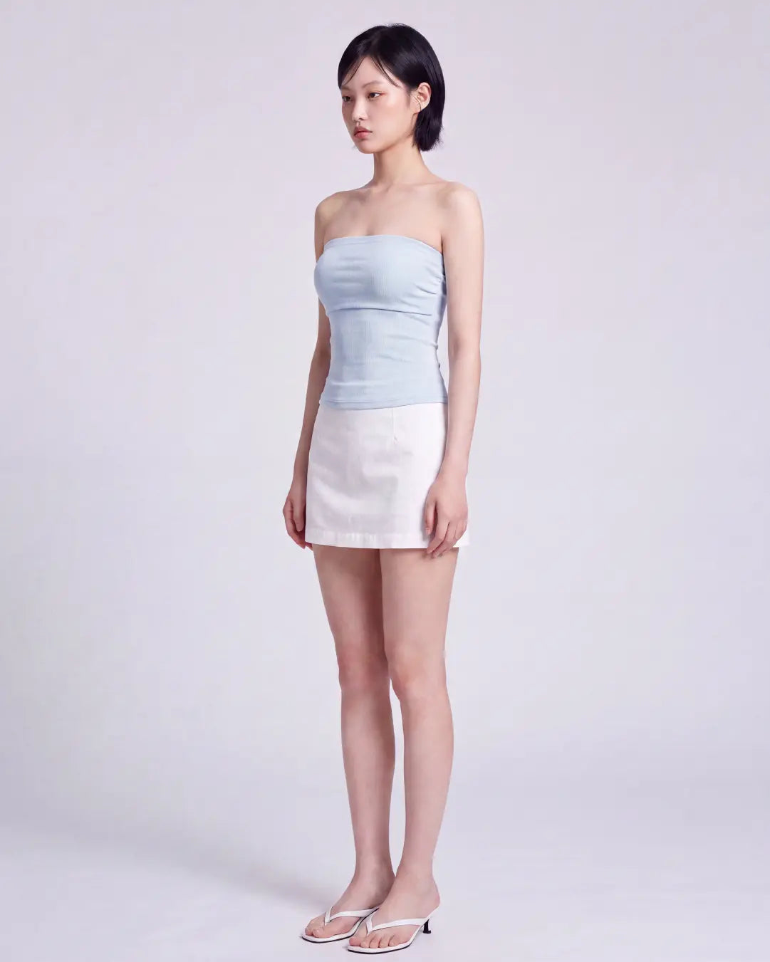 【Premium Lyocell | Silk-Soft Second Skin】Korean-Style Contoured Bandeau Bra Top