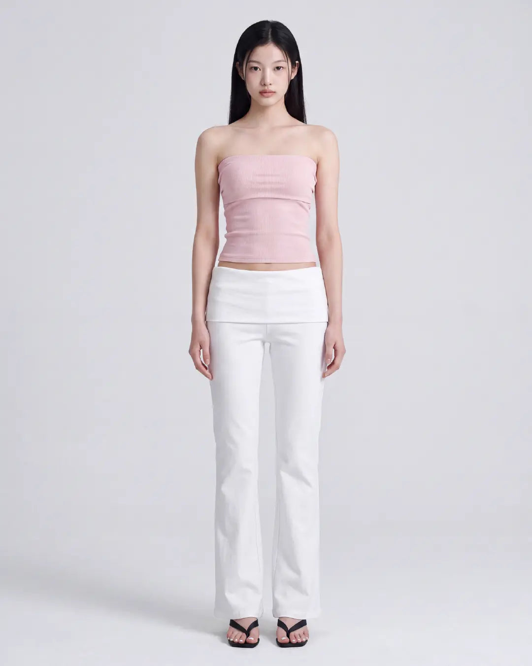 【Premium Lyocell | Silk-Soft Second Skin】Korean-Style Contoured Bandeau Bra Top