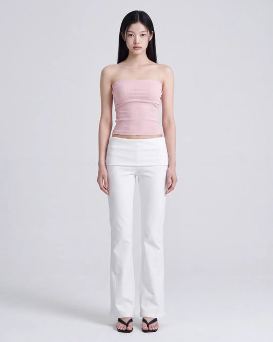 【Premium Lyocell | Silk-Soft Second Skin】Korean-Style Contoured Bandeau Bra Top