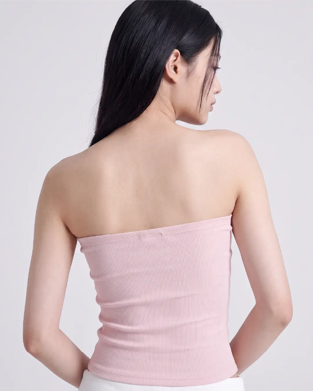 【Premium Lyocell | Silk-Soft Second Skin】Korean-Style Contoured Bandeau Bra Top